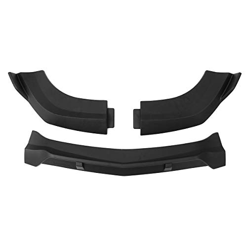 BYOLPMKK Accesorios Jiajia Negro Brillante Mate W204 / Parachoques Delantero del Coche Divisor Spoiler difusor Protector de Ajuste de la Cubierta for Mercedes Benz W204 for 2008-2014