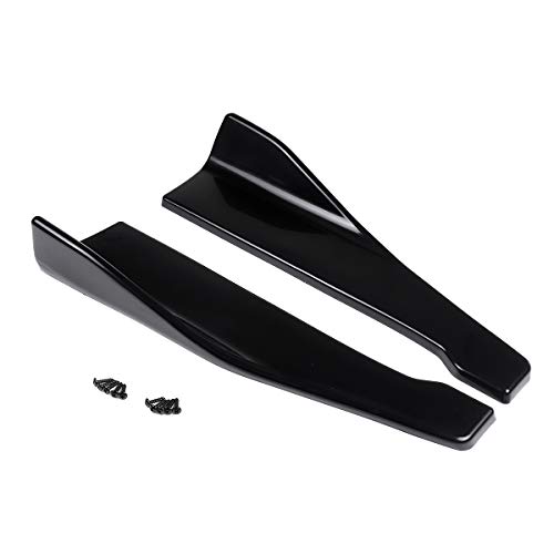 C-FUNN Universal Car Guardabarros Fit Front Rear Bumper Lip Splitters Winglets Canards Falda Lateral