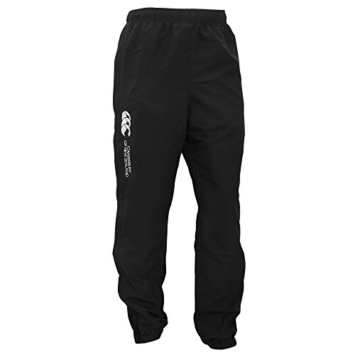 Canterbury - Pantalones de deporte con puños elásticos modelo Stadium para hombre (M/Negro)