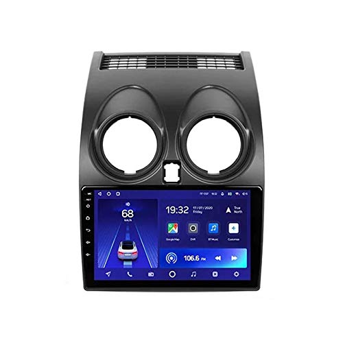 Car Stereo Android 10.0 Radio para Nissan Qashqai 1 J10 2006-2013 Navegación GPS Unidad Principal de 9 Pulgadas Pantalla táctil HD Reproductor Multimedia MP5 Video con WiFi DSP SWC Mirrorlink