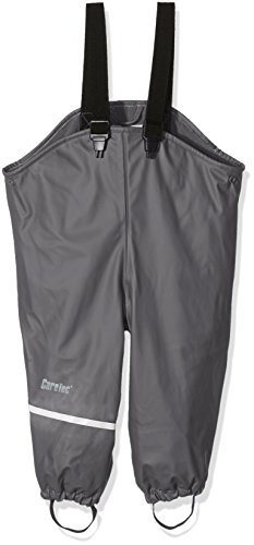 CareTec Pantalones Impermeable con vellón Unisex Niños, Gris (Grey), 74