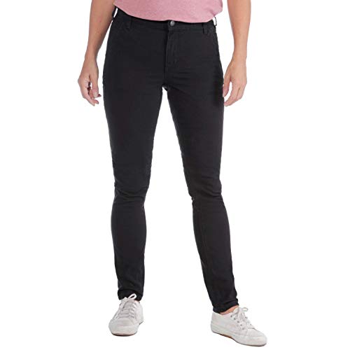 Carhartt Slim-Fit Crawford Pant Pantalones utilitarios de trabajo, Black, W4/Reg para Mujer