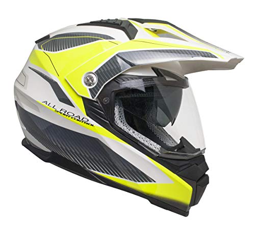 CGM 606G-ASV-93 Amarillo Fluo (L) Casco Cross (Forward) con Pantalla