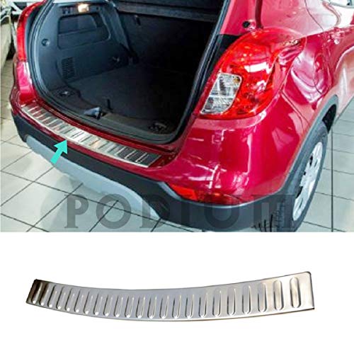 Chrome Protector de parachoques trasero S.Steel para Opel Mokka X 2012 en adelante
