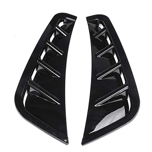 Coche Alerón Paragolpes, For accesorios de coches Clase C W205 C63 C180 C200 C260 C300 C180L C200L 2019+ 1Pair Canard alerón divisor frontal cubierta de revestimiento del parachoques lateral