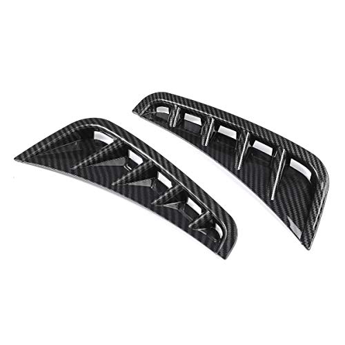 Coche Alerón Paragolpes, For accesorios de coches Clase C W205 C63 C180 C200 C260 C300 C180L C200L 2019+ 2pcs del parachoques delantero Lado salida de aire del coche divisor Alerón Canard