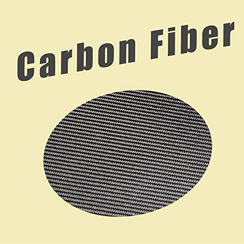 Coche Alerón Paragolpes, Parachoques delantero del coche respiraderos de faros antiniebla Recorte de fibra de carbono for la Ma-Serati Levante 4 puertas 2016 2017 (Color : Carbon)