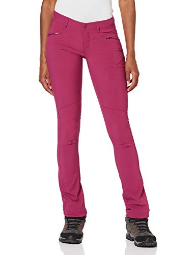 Columbia Peak To Point - Pantalones para Mujer, Evergreen, Peak to Point - Pantalones, Mujer, Color Berry Vino, tamaño 8/S