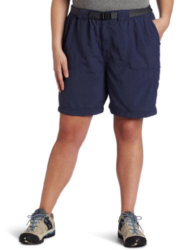 Columbia Sandy River Cargo Short Pantalones Cortos de Senderismo, Noche, 3X para Mujer