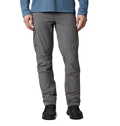 Columbia Silver Ridge II, Pantalones Cargo, Hombre, Azul (City Grey), Talla: W32/L32