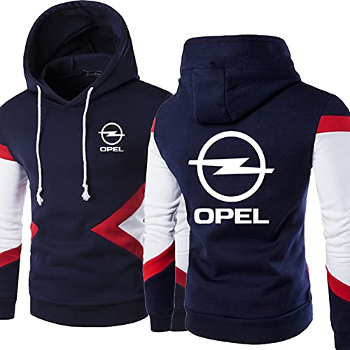 COZY LS Sudadera con Capucha para Hombre Sudadera Sudadera - Opel Imprimir Capucha De Béisbol Jersey Spring Sportswear Abrigo De Manga Larga - Adolescentes Regalo A-XL