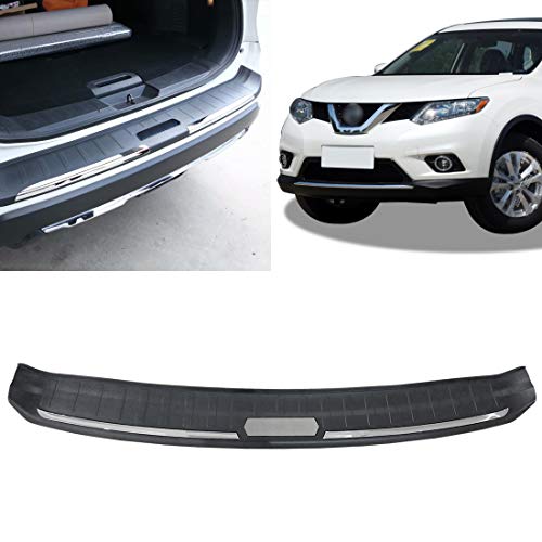 CStern Protector de Parachoques paragolpes Trasero Resistente a los arañazos de plástico ABS para Nissan X-Trail Rogue 2014-2017