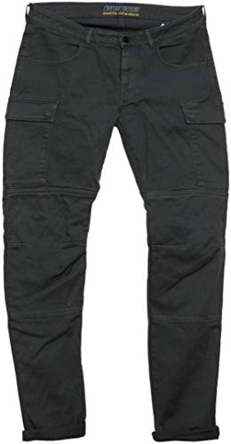 Dainese Atar Tex Pants, Pantalón Moto 34 Ebano