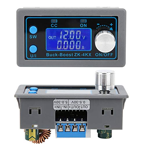 DC‑DC Buck‑Boost Converter Módulo Fiable CC‑CV Regulador de Voltaje Pantalla LCD