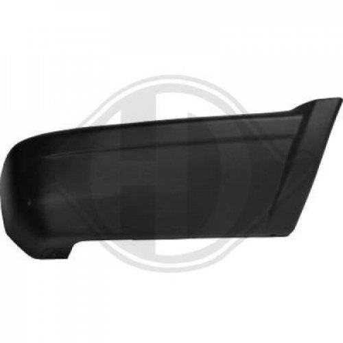 Diederichs - Esquina Paragolpes Dch. Cherokee- 97 01 Pintable - Color : Negro