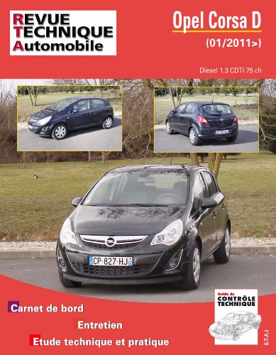 E.T.A.I - Revue Technique Automobile B774.5 - OPEL CORSA IV - D PHASE 2 - 2011 à 2015