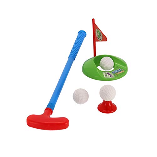 EUROXANTY Set de Juego de Golf | Juguete de Golf | Colores llamativos | Incluye 2 Pelotas y 1 Palo | 52 cm | Juego de Golf