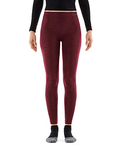 Falke Women Tights Wool-Tech Pantalones, Mujer, Ruby, XL