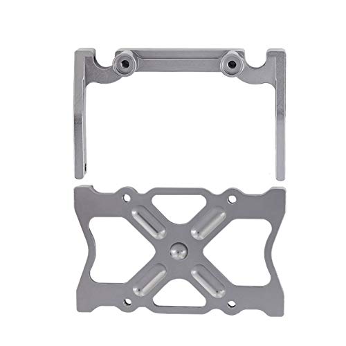 Farleshop 1set 1/10 RC orugas Chasis de Metal Kit de 313 mm 12,3" Marco de la Distancia Entre Ejes de transmisión del Metal de Aluminio Eje de Fibra de Carbono Rail (Color : Chassis Brace Set G)