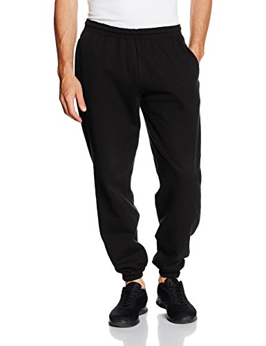 Fruit of the Loom Ss031m Pantalones, Negro, XL para Hombre