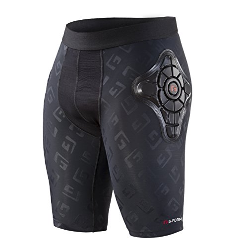 G Form Pro-x Short Men Black/GF Logo 2018 – Protección Inferior del Cuerpo – Pro-X Short Men Black/GF Logo 2018 – Unisex, Unisex Adulto, CS0202334, Negro, Medium