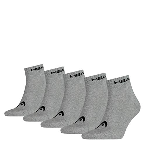 Head Quarter Unisex, Grey, 35/38, Pack Of 5