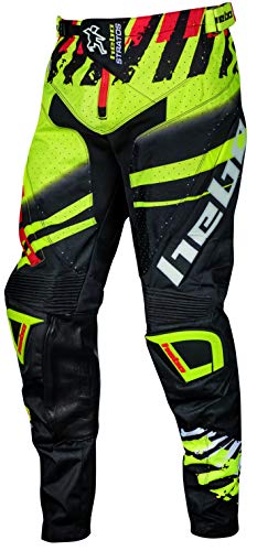 HEBO Stratos Pantalón Enduro-Cross, Adultos Unisex, Lima, 2XL