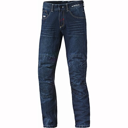 Held Barrier - Pantalones vaqueros impermeables para moto, color azul vaquero, talla 38/34