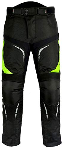 HiViz Waves - Pantalones de tela para motocicleta (32 pulgadas)