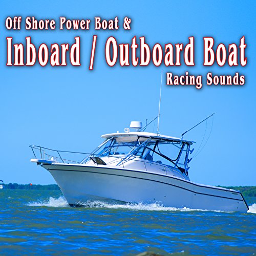 Inboard / Outboard Boat Racing Around the Race Course, Slows Down into the Pits and Shuts off, Recorded from Internal Mic