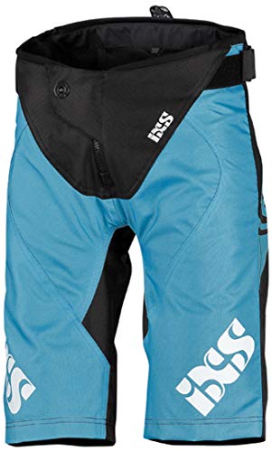 IXS Race Kids Shorts Brisk Blue-Black KL (152) Pantalon, Adultos Unisex, Azul, L