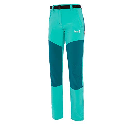 Izas Dorota Pantalones Trekking, Mujer, Verde mar/Agua Marina, L