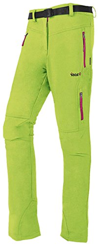 Izas Osaje Pantalón de montaña, Mujer, Light Green/ Fucsia, XL