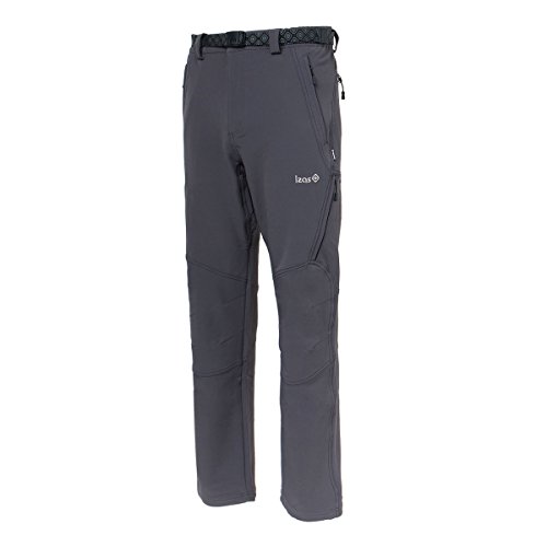 Izas Voiron Pantalón de Montaña, Hombre, Gris Oscuro/Negro, 2XL