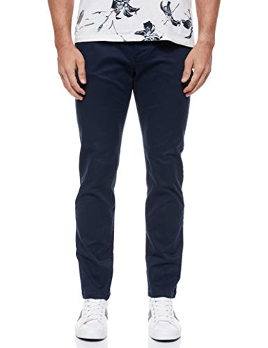 Jack & Jones Jjimarco Jjenzo WW 420 Noos Pantalones, Azul (Navy Blazer), W34/L34 (Talla del Fabricante: 34) para Hombre