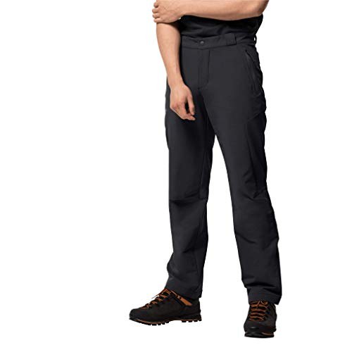 Jack Wolfskin Activate THERMIC Pants Men Pantalón Softshell, Hombre, Negro, 54