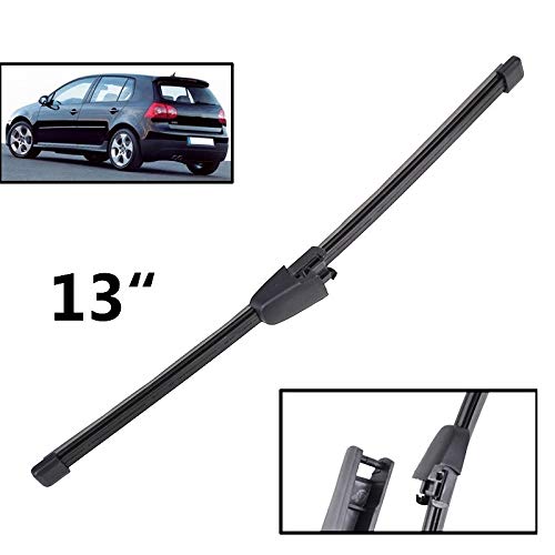 JJJJD Limpiaparabrisas 13" Parabrisas Posterior lámina for el For VW Golf GTI 5 1K1 1K5 Variante Conejo Parabrisas Parabrisas Ventana indiscreta