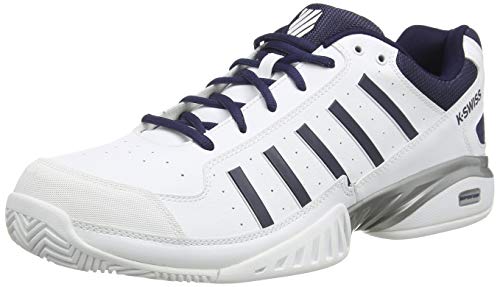 K-Swiss Receiver IV, Zapatillas Hombre, Blanco/Azul Marino, 43