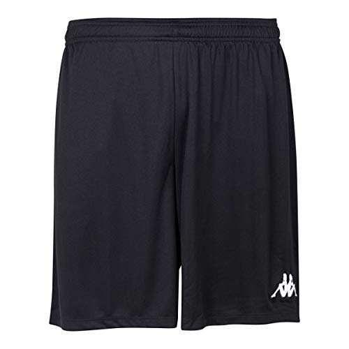 Kappa VARESO Pantalón Corto de equipación, Hombre, Negro/Blanco, 3XL