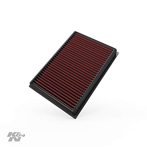 K&N 33-5007 Filtro de Aire Coche, Lavable y Reutilizable