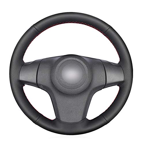 LKJsagd Cubierta de Cuero para Volante de Coche Cosida a Mano, para Chevrolet Niva 2009-2017 de 3 Rayos Vauxhall Corsa D Opel Corsa D