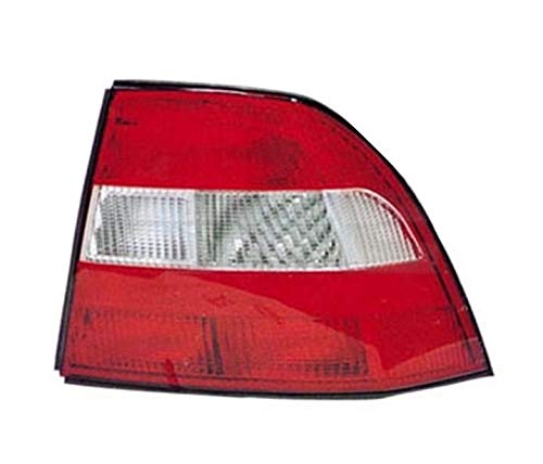 Luz trasera derecha compatible con Opel Vectra B 1995 1996 1997 1998 1999 Saloon VT1023P Luz trasera derecha de montaje de luz trasera lado pasajero rojo blanco