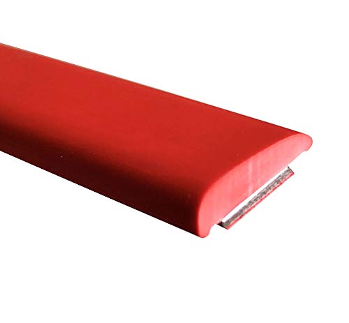 Moldura universal ROJA (tira 3 m) auto-adhesiva PVC protección paragolpes. Compatible P.205