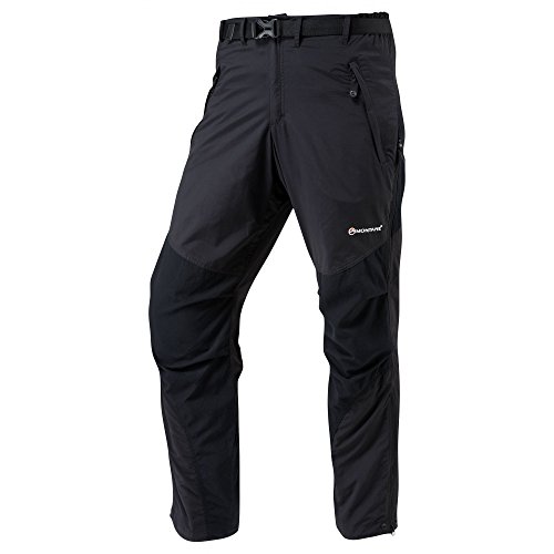 Montane Terra Short Leg - Pantalones para Hombre, Color Negro, Talla Medium