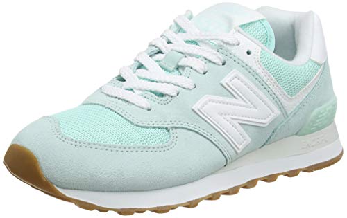 New Balance 574 Pastel Pack, Zapatillas Mujer, Blanco (White Mint), 40 EU