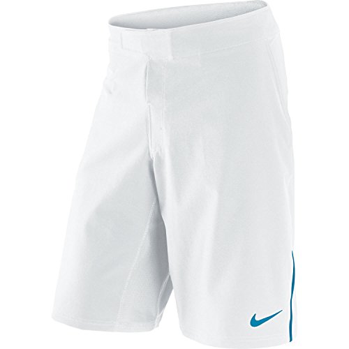 Nike final hombres pantalones cortos de tenis para mujer, hombre, white - white, XS