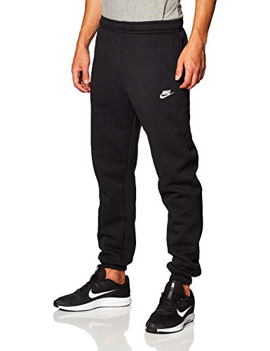 NIKE M NSW Club Pant CF BB Pantalones de Deporte, Hombre, Black/Black/(White), 2XL