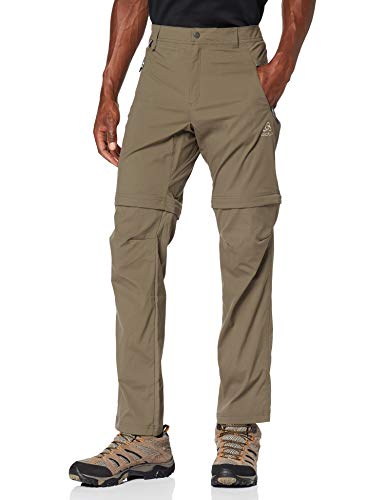 odlo - Pantalones con Cremallera para Hombre Wedgemount, Hombre, Color cocodrilo, tamaño 46