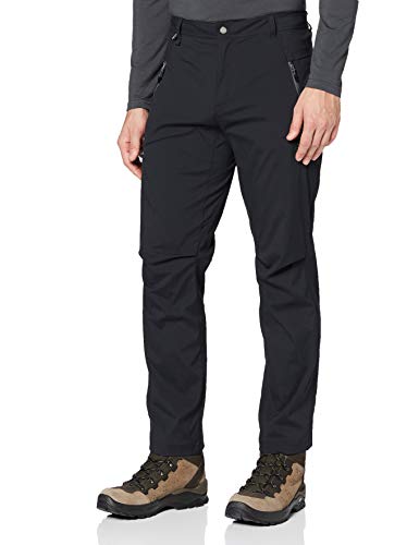 Odlo Pantalones Cortos Lenght WedgeMount para Hombre, Primavera/Verano, Hombre, Color Negro, tamaño 48