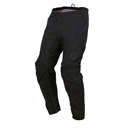 O'Neal | Pantalones de Motocicleta | Enduro Motocross | Libertad de Movimiento excepcional, Relleno de Goma para protección Extra | Pantalones Element Classic | Adultos | Negro | Talla 32